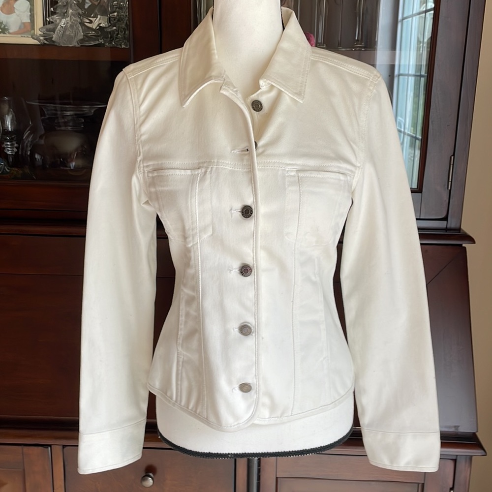 Geoffrey Beene Sport Stretch Denim Jacket S - Picture 7 of 7